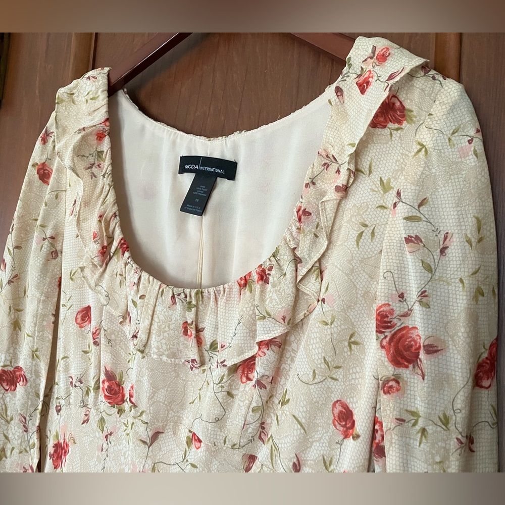 Vintage spring floral dress 🌷